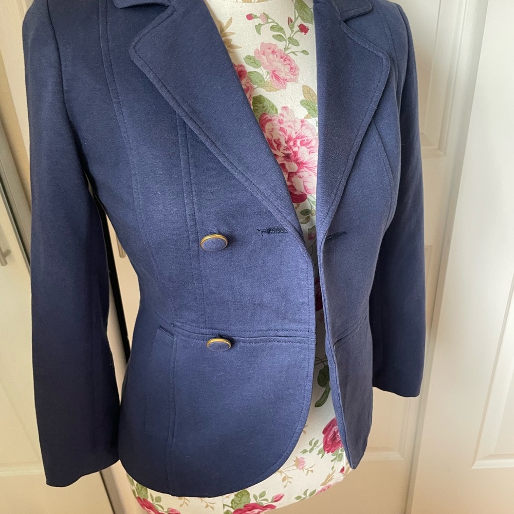 Preowned- Vintage H&M Long Sleeve Single Breasted Blazer Womens (Size US4) - Picture 3 of 15